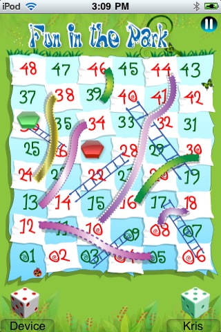 A Chutes and Ladders Dice board game v1.5