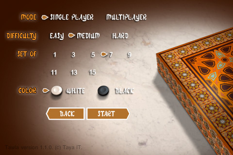 Tawla - Lite (Backgammon Game – Arabian Style) v1.1.2