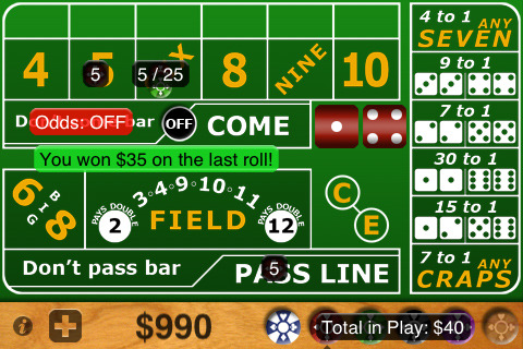 Casino Craps v1.0