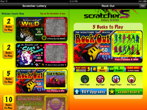 Scratchers Lottery Tickets HD v1.3