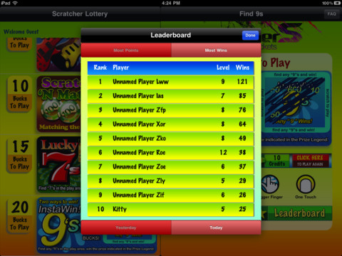 Scratchers Lottery Tickets HD v1.3