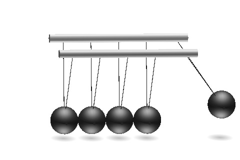 Newton's Cradle: Physics++ v1.4.3