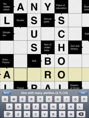 Crossword: Arrow Words Free for iPad v1.03