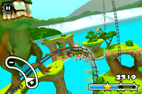 Jurassic 3D Rollercoaster Rush FREE v1.0.12