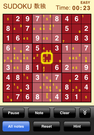 Sudoku (Free) v1.9f