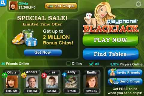 Blackjack by PlayPhone v1.0.2